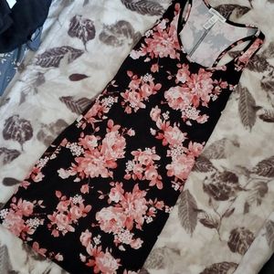 Floral bodycon dress